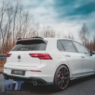 Roof Spoiler Add On suitable for VW Golf VIII (8) 20+ GTI & R-Line Bumper Glossy Black V.2 Maxton Design From ABS Plastic 1pc-image-6310917