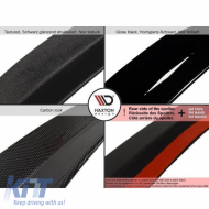 Roof Spoiler Add On suitable for VW Golf VIII (8) 20+ GTI & R-Line Bumper Glossy Black V.2 Maxton Design From ABS Plastic 1pc