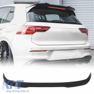 Roof Spoiler Add On suitable for VW Golf VIII (8) 20+ GTI / GTE / GTD / R-Line / R Glossy Black From ABS Plastic 1pc