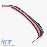 Roof Spoiler Add On suitable for VW Golf VIII (8) 20+ GTI / GTE / GTD / R-Line / R Glossy Black From ABS Plastic 1pc