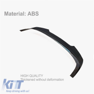 Roof Spoiler Add On suitable for VW Golf VIII (8) 20+ GTI / GTE / GTD / R-Line / R Glossy Black From ABS Plastic 1pc