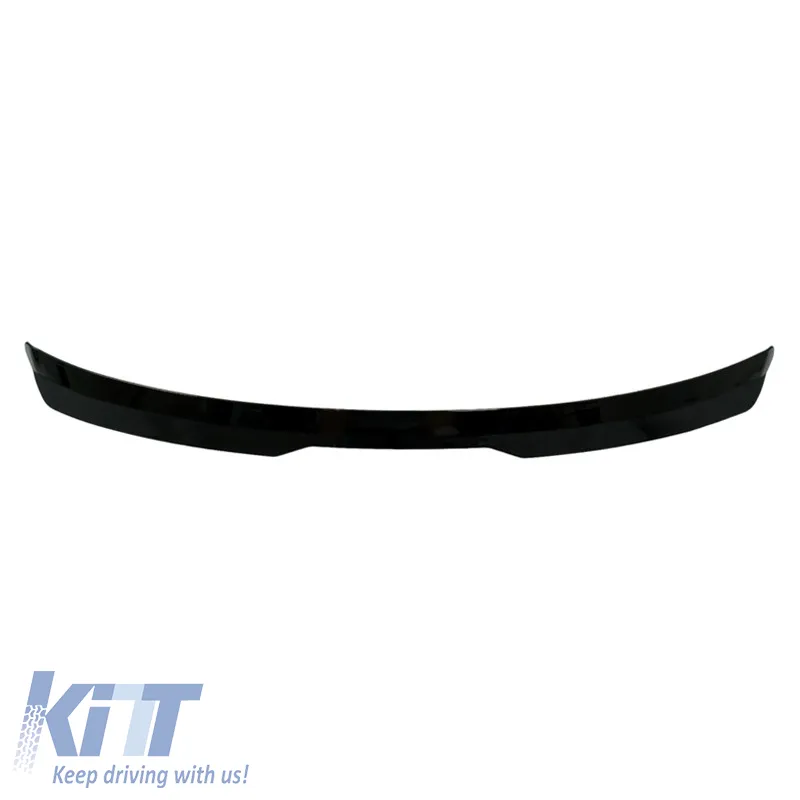 Roof Spoiler Add On suitable for VW Polo 6R/6C 09-17 XL Piano Black Standard Version 2 Pcs From Abs Plastic