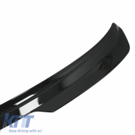 Roof Spoiler Add On suitable for VW Scirocco 14-17 R-Look for Standard Version Gloss Black from ABS Plastic