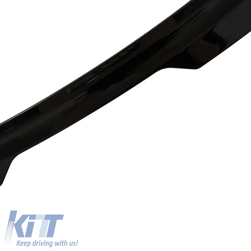 Roof Spoiler Add On suitable for VW Scirocco 14-17 R-Look for Standard Version Gloss Black from ABS Plastic
