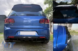 Roof Spoiler Add On Wing suitable for VW Golf 6 Hatchback (2008-2012) GTI Design Piano Black-image-6278100