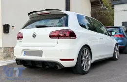 Roof Spoiler Add On Wing suitable for VW Golf 6 Hatchback (2008-2012) GTI Design Piano Black-image-6278641