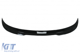 Roof Spoiler Cap Wing suitable for Ford Focus MK4 Hatchback (2018-up) Piano Black Add-On - TSFFMK4
