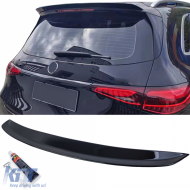 image-34-Roof spoiler rear spoiler lip black gloss fits for Mercedes GLC X254 from 2022