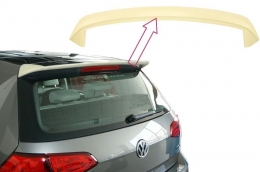 Roof Spoiler Rear Windshield suitable for VW Golf 7 VII (2012-2017) R Design - RSVWG7R