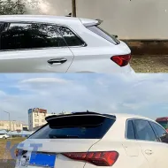 Roof Spoiler suitable for Audi A3 8Y Sportsback 2020+ S3 Look Gloss Black From Abs Plastic-image-6319826