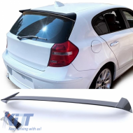 Roof Spoiler suitable for BMW 1 E81 E87 04-12 from ABS plastic painted glossy black - CGRRSB6038810