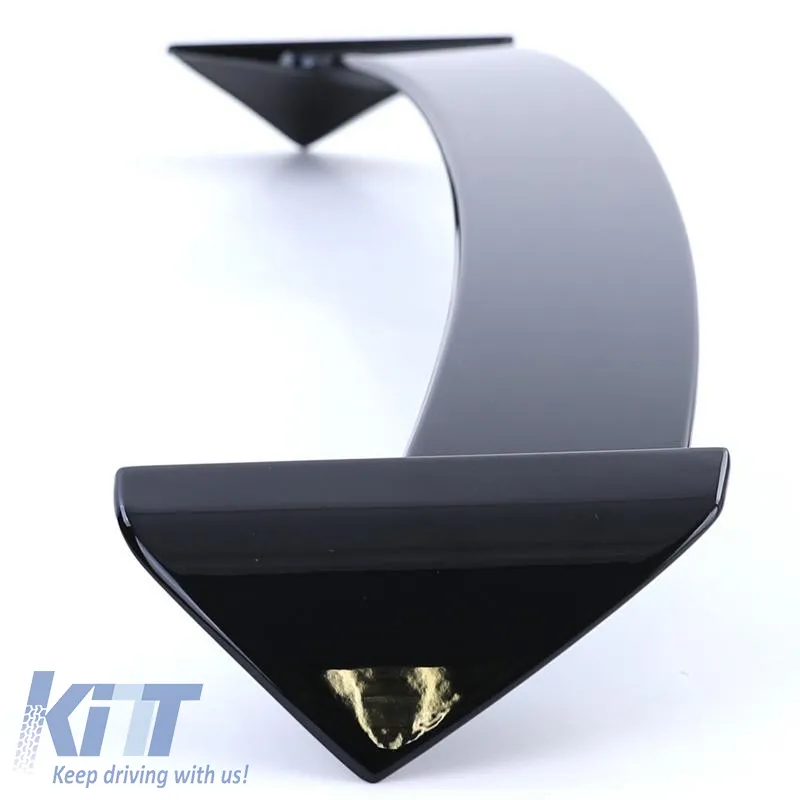 Roof Spoiler suitable for BMW 1 E81 E87 04-12 from ABS plastic painted glossy black