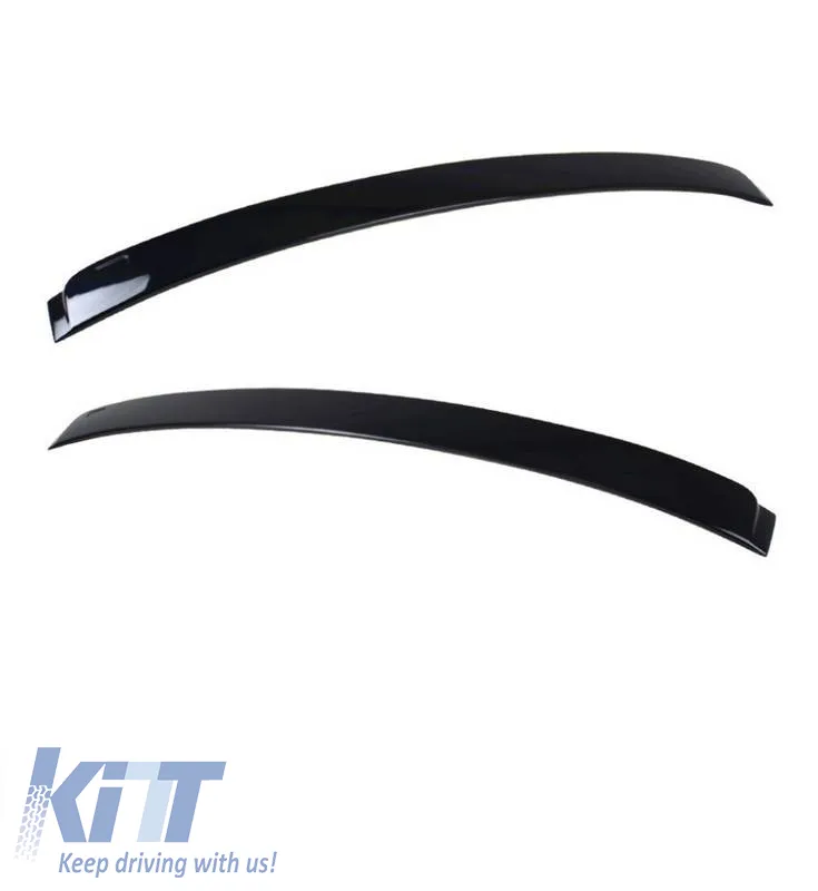 Roof Spoiler suitable for BMW 3 E90 05-11 Piano Black AC Look from ABS Plastic