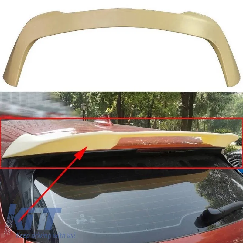 Roof Spoiler suitable for BMW X2 F39 16-23 Standard Version Unpainted from ABS Plastic