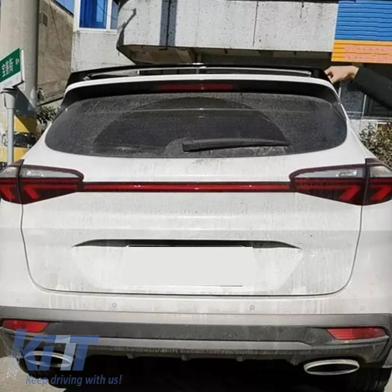 Roof Spoiler suitable for Hyundai Tucson 3 2015-2019 Piano Black From Abs Plastic