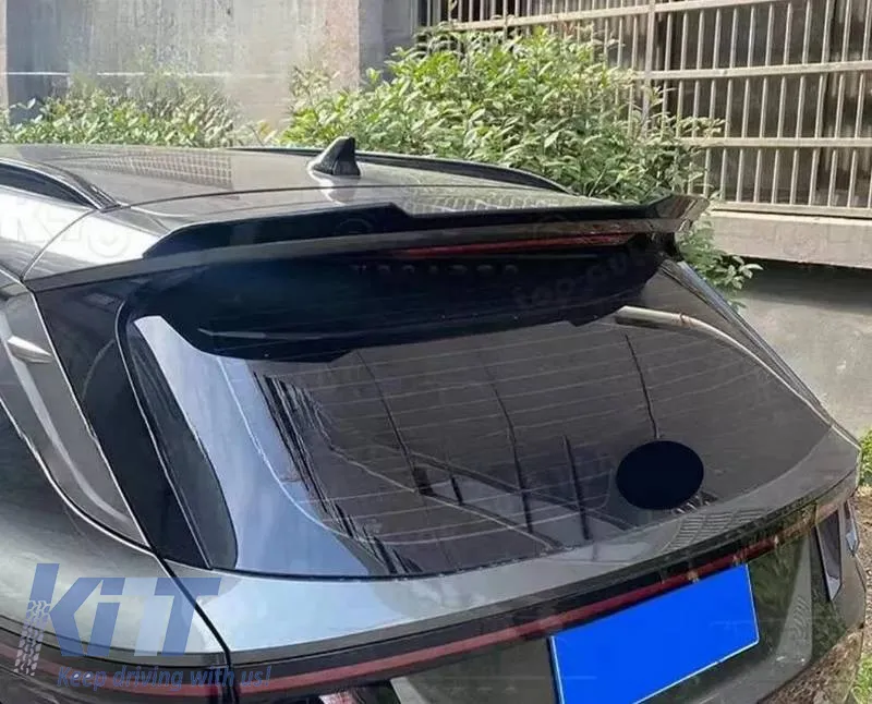 Roof Spoiler suitable for Hyundai Tucson 4 2020+ Piano Black From Abs Plastic