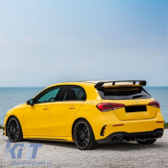 Roof Spoiler suitable for Mercedes-Benz A-Class W177 18+ 5D Hatchback A Design A45 Look from ABS Plastic