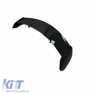 Roof Spoiler suitable for Mercedes-Benz GLA X156 14-19 A Design GLA45 Look Glossy Black from ABS Plastic