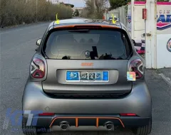 Roof Spoiler suitable for Smart Fortwo 453 2014+ Brabus Style from ABS Plastic-image-6321711