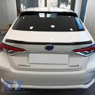 Roof Spoiler suitable for Toyota Corolla 2019+ E21 4D Sedan Gloss Black Lipspoiler from ABS Plastic-image-6314382
