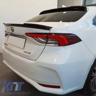 Roof Spoiler suitable for Toyota Corolla 2019+ E21 4D Sedan Gloss Black Lipspoiler from ABS Plastic-image-6315465