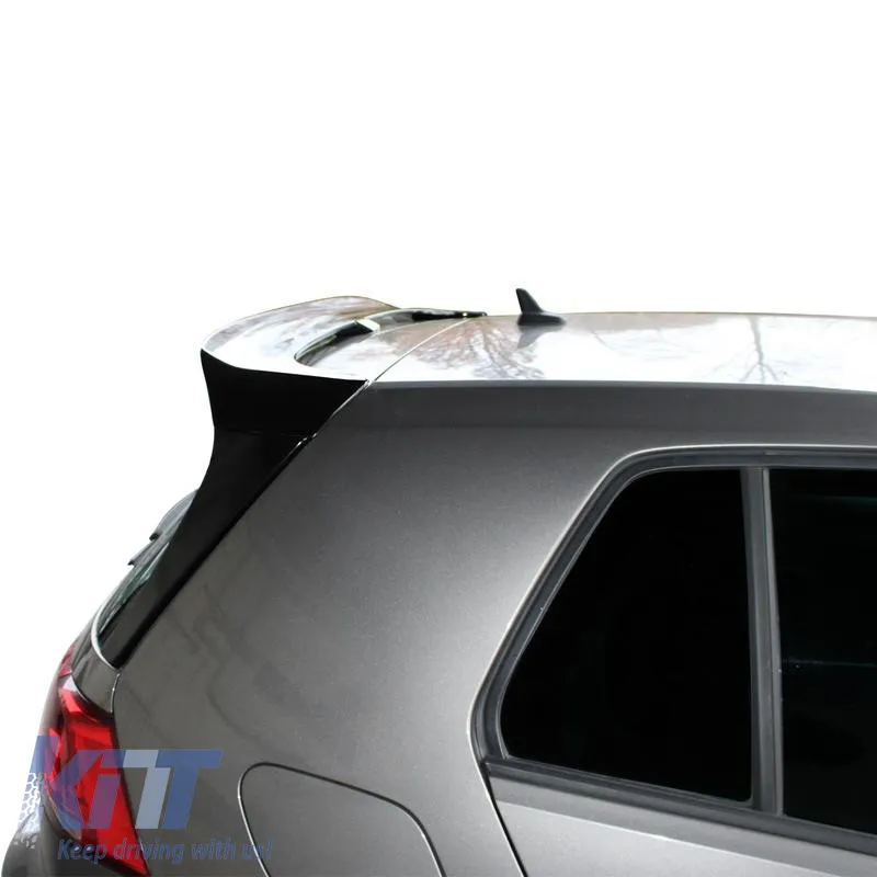 Roof Spoiler suitable for VW Golf VII (7) 12-20 JOM Look Glossy Black 3 Pcs From ABS Plastic