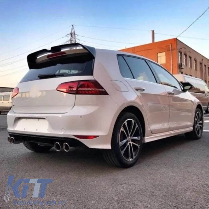Roof Spoiler suitable for VW Golf VII (7-7.5) 12-20 "Oettinger Look" Standard Version Piano Black