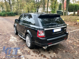 Roof Spoiler with Kit Rear Trunk Tailgate Chrome suitable for Range ROVER Sport L320 (2005-2009) Autobiography Design-image-6054237