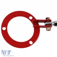 Rote Aluminium-Strebe vorne verstellbar, geeignet für BMW 5er E34 520i 525i 89-96-image-6261238