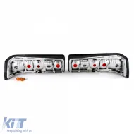 Rote schwarze Kristall-Rückleuchten geeignet für Mercedes 190 W201 1982-1993-image-6194633