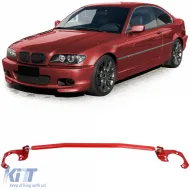image-11-Rote verstellbare Aluminium-Strebe geeignet für BMW E46 6 Zylinder 320i 323i 325i 328i 330i