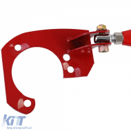 Rote verstellbare Aluminium-Strebe geeignet für BMW E46 6 Zylinder 320i 323i 325i 328i 330i-image-6193001