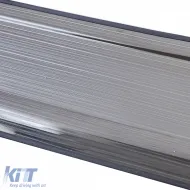 Rozsdamentes acél fekete lökhárító védő BMW X3 G01 17--image-6199860