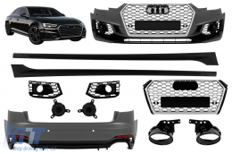 image-63-RS Style Body Kit suitable for Audi A4 B9 sedan 2016-2020