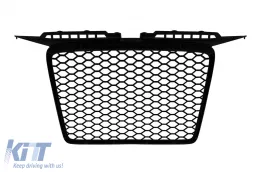 RS-Typ schwarze Frontgrill geeignet für Audi A3 Hatchback, Sportback 2005-2008-image-6132335