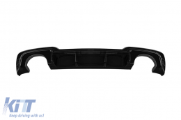 RS3 type diffuser suitable for rear S-line bumper on Audi A3 Sportback 2017-2020 -o---o- - ABAURA6011422