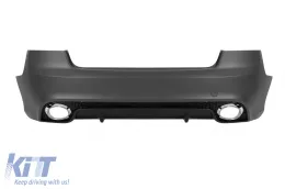 image-77-RS5 Heckstoßstange geeignet für Audi A5 Coupe und Cabrio 2007–2016, mit verchromten Auspuffendrohren -O--O-