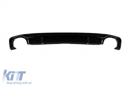 RS5-Typ Diffusor mit verchromten Endrohren geeignet für den hinteren S-Line Stoßfänger am Audi A5 Sportback, Coupe, Cabrio 2016-2020 -O--O--image-6148399
