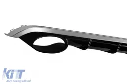 RS6-Paket geeignet für Audi A6 C7 Limousine, Kombi 2015-2018 für das Modell mit Standard-Heckstoßstange-image-6163174