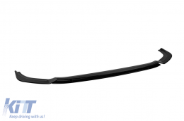 RS6-Typ Spoiler geeignet für die Standardfrontschürze des Audi A6 nach 2019, schwarz lackiert-image-6163553