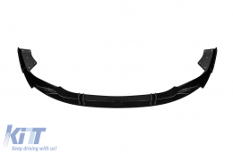 RS7 type spoiler suitable for front RS bumper on Audi A7 Sportback after 2019, black lacquer - ABAUSX6007352