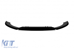 RS7 type spoiler suitable for front RS bumper on Audi A7 Sportback 2010-2016, black lacquer - ABAUSX6007377