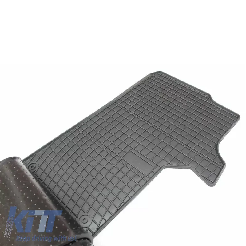 Rubber Car Mats Frogum suitable for VW Crafter / MAN TGE 2017 - 3 Pcs Black