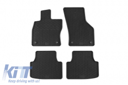 Rubber Car Mats Geyer & Hosaja suitable for Audi A3 8V 2012-2020, Skoda Octavia III 2013-2019, Octavia IV 2020+, VW Passat B8 2014+, Golf Sportvan 2013-2020, Cupra Formentor 2020+ 4 Pieces 815/4C