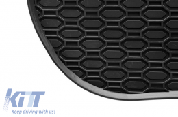 Rubber Car Mats Geyer & Hosaja suitable for Audi A4 B6/B7 Sedan, Wagon 2000-2008, Seat Exeo 2008-2013, 4 Pieces, Black 818/4C