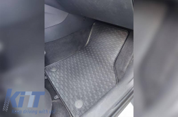 Rubber Car Mats Geyer & Hosaja suitable for Audi A3 8V 2012-2020, Skoda Octavia III 2013-2019, Octavia IV 2020+, VW Passat B8 2014+, Golf Sportvan 2013-2020, Cupra Formentor 2020+ 4 Pieces 815/4C