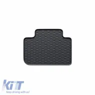 Rubber Car Mats Geyer & Hosaja suitable for Bmw X3 G01 (2017 - 2024) / X4 G02 (2018 - 2025) 4 Pieces, Black 915/4C-image-6318508