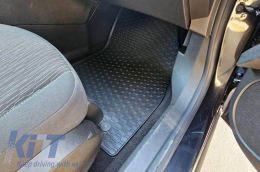 Rubber Car Mats Geyer & Hosaja suitable for Opel Astra J 2009-2015, Opel Cascada 2013-2019, Chevrolet Cruze 2008-2016, 4 Pieces, Black 801/4C