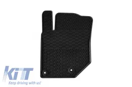 Rubber Car Mats Geyer & Hosaja suitable for Opel Corsa F / Peugeot 208 2019+ / Opel Mokka 2020+ 4 Pieces Black 901/4C-image-6317140