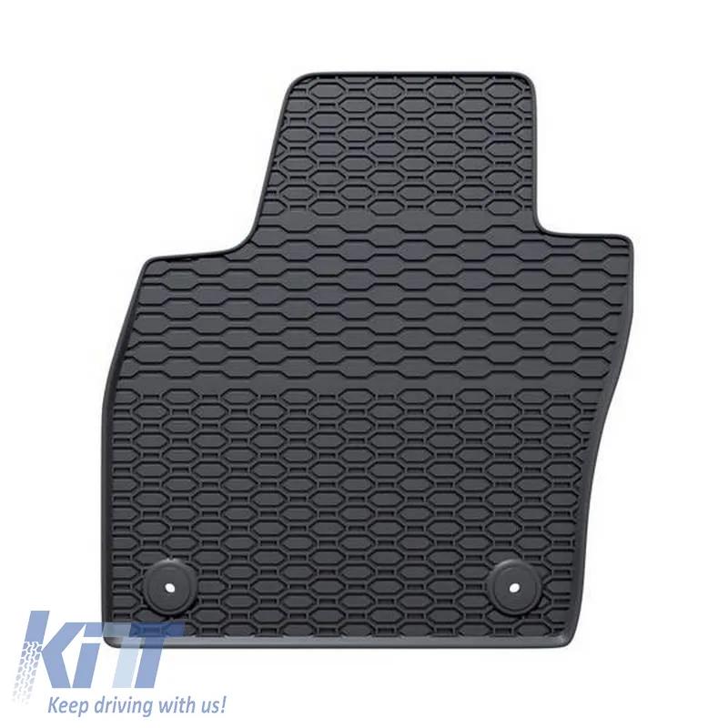 Rubber Car Mats Geyer & Hosaja suitable for Skoda Kamiq, Scala after 2019, 4 pieces, black 912/4C